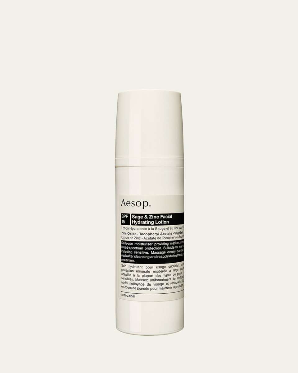 Sage & Zinc Facial Hydrating Lotion SPF 15, 1.7 oz.